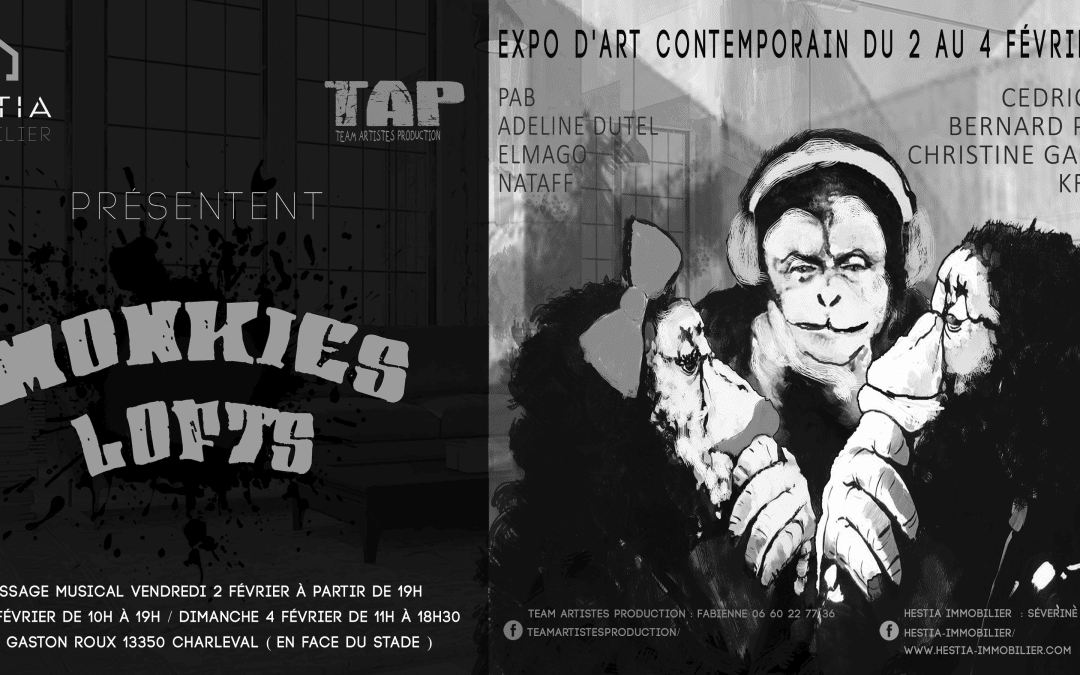 LE POP’ART PREND SES QUARTIERS AU MONKIES LOFT A CHARLEVAL