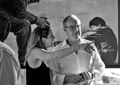 la soirée vernissage de Fine Art Invest et MyLocArt à la villa gaby marseille