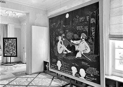 la soirée vernissage de Fine Art Invest et MyLocArt à la villa gaby marseille