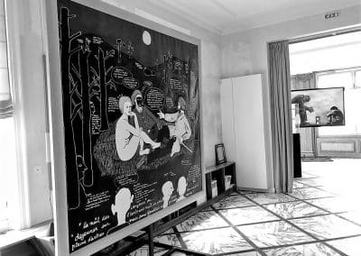 la soirée vernissage de Fine Art Invest et MyLocArt à la villa gaby marseille