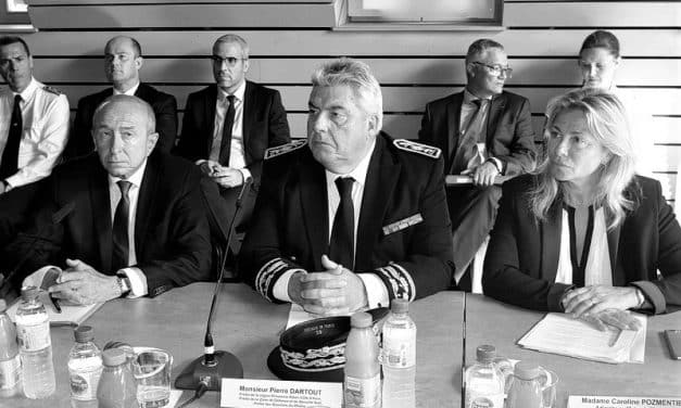 LE MINISTRE DE L&rsquo;INTERIEUR GERARD COLLOMB A MARSEILLE