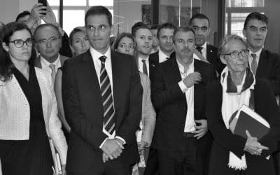 ZEBOX CMA CGM INAUGURATION DE L INCUBATEUR- LA MINISTRE DES TRANSPORTS PRESENTE A MARSEILLE