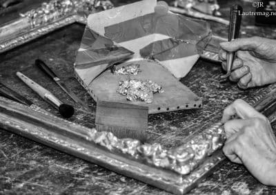 EWA GREFFET « LA DORURE A L’OR FIN » marseille rue Breteuil atelier