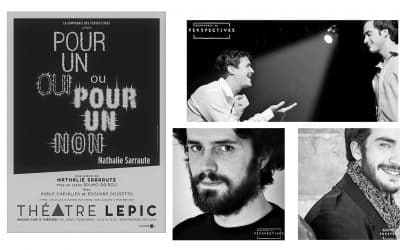 ALLER AU THEATRE -POUR UN OUI OU POUR UN NON- UNE PIECE DE NATHALIE SARRAUTE